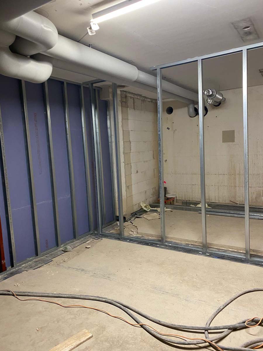 Fémszerkezetes gipszkarton vázépítés – szobaelválasztás Egerben